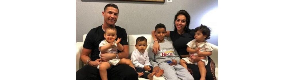 Cristiano Ronaldo é pai de Cristiano Ronaldo Junior, Alana, Eva e Mateo