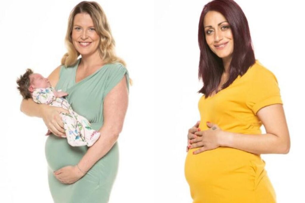 Meghan expondo sua barriga pós-gravidez