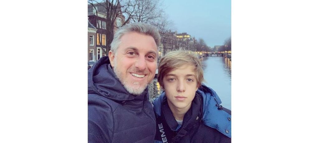 Benício, Joaquim e Eva, filhos de Angélica e Luciano Huck