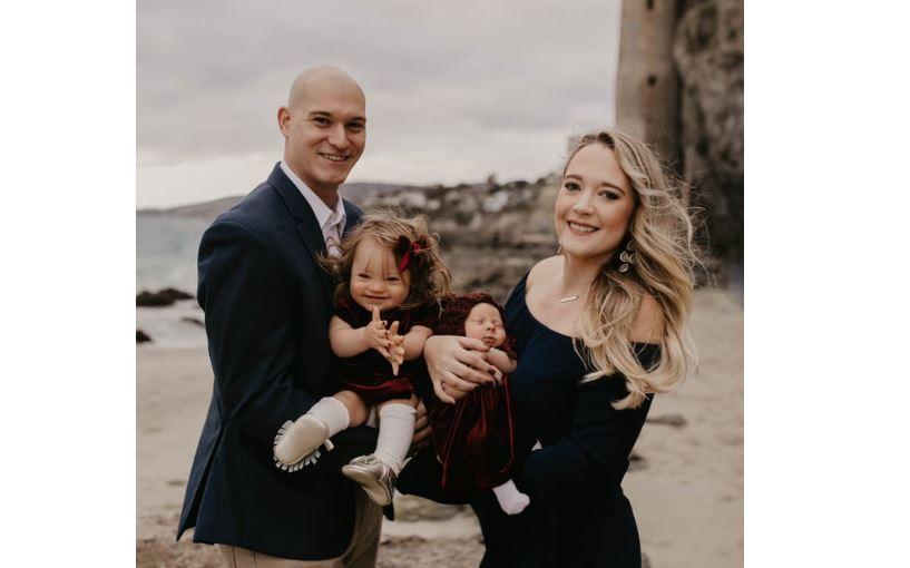 Hannah descobriu que a filha tinha Síndrome de Down quando o marido estava no Exército