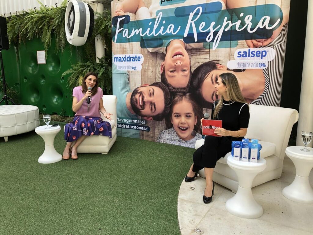 Dra. Maura Neves e Andressa Simonini comandaram o bate-papo sobre como prevenir as doenças de outono e inverno com hábitos simples