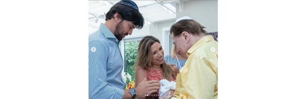 Patrícia Abravanel e o filho mais novo Senor Abravanel