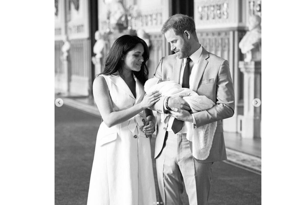 Harry e a esposa Meghan.