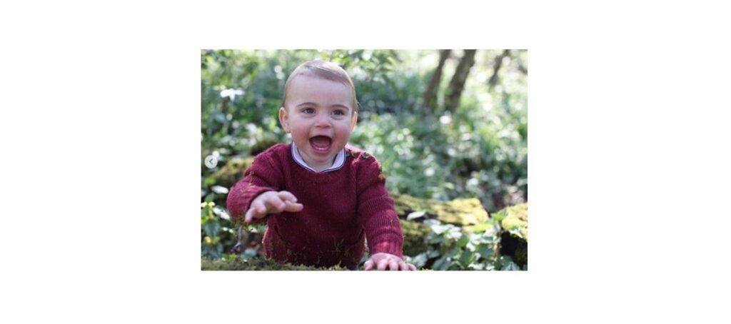 O caçula de Kate Middleton e príncipe William completou 1 ano em abril