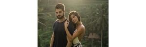 Alok e Romana Novais em seu casamento –