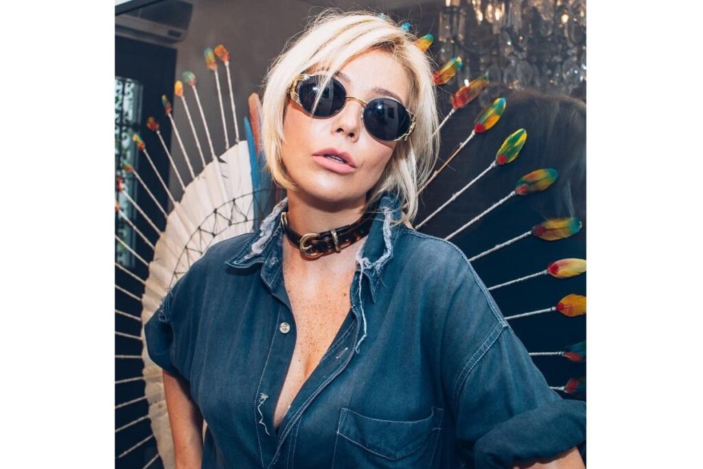 Luiza Possi quando teve o filho