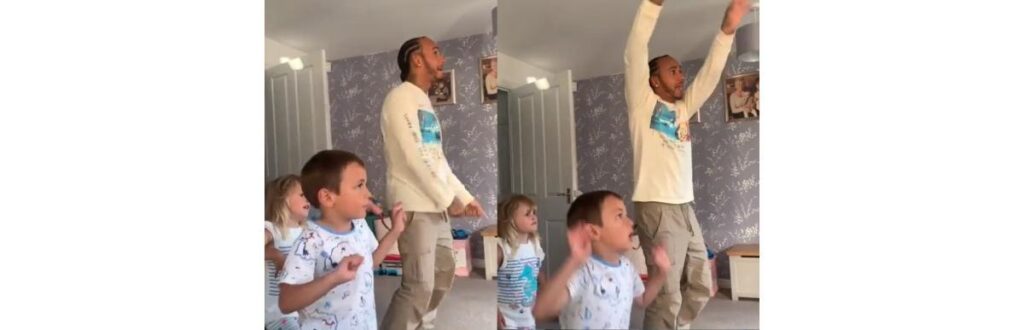 Os fãs adoraram ver o piloto em um momento descontraído