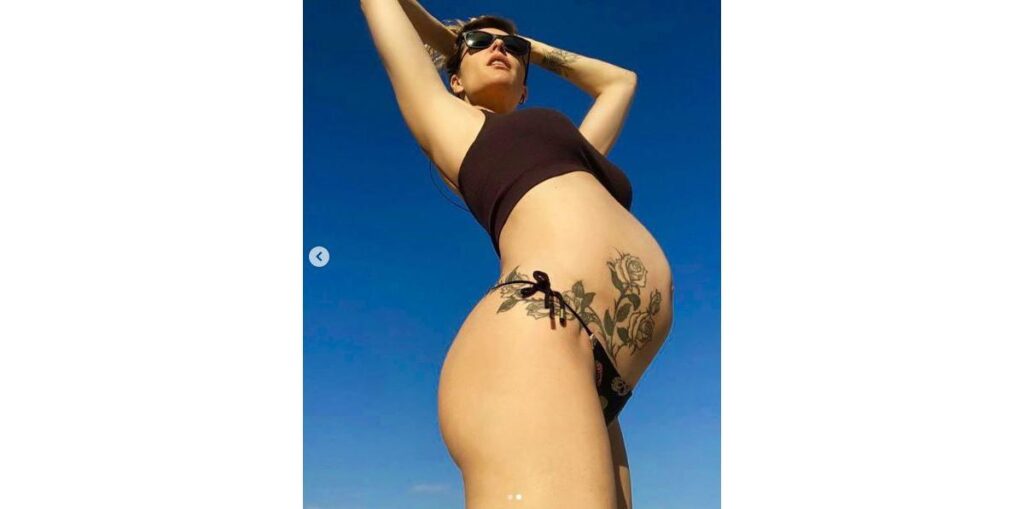 Fernanda Lima na reta final da terceira gestação