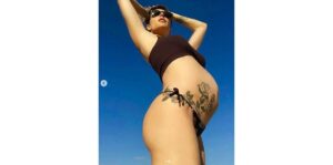 Fernanda Lima na reta final da terceira gestação