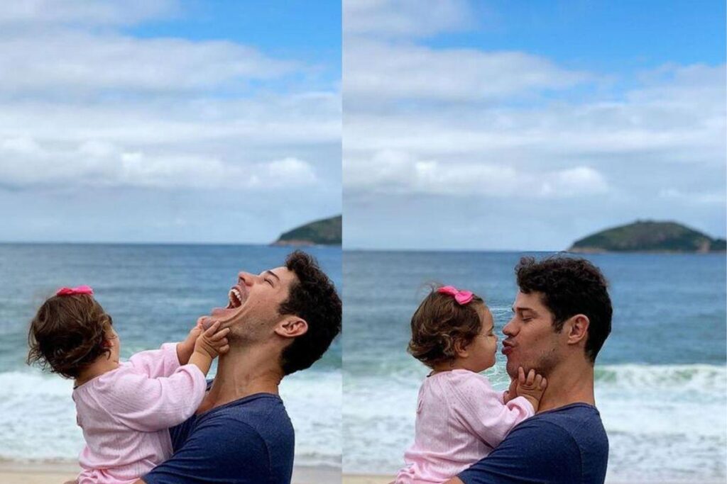 José Loreto e a filha, Bella