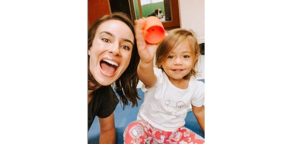 Naiumi Goldoni é mãe de Maelle