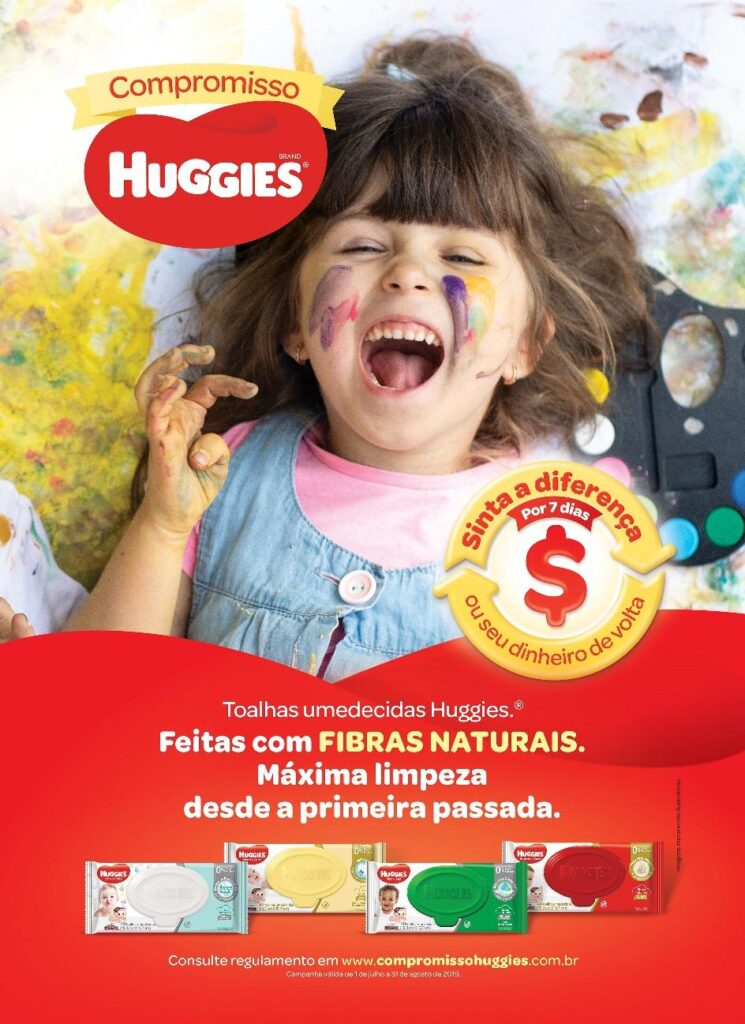 Huggies está em uma campanha superlegal