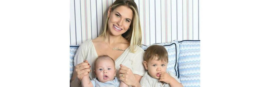 Andressa Suita e Gusttavo Lima são pais de Samuel e Gabriel