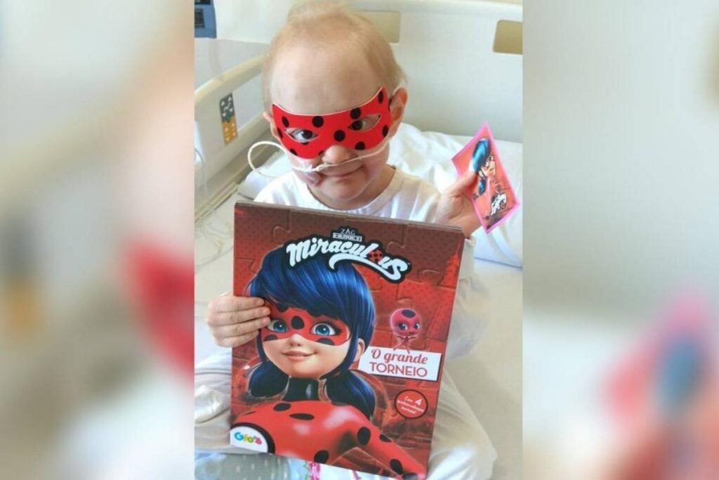 Alice conheceu sua personagem preferida