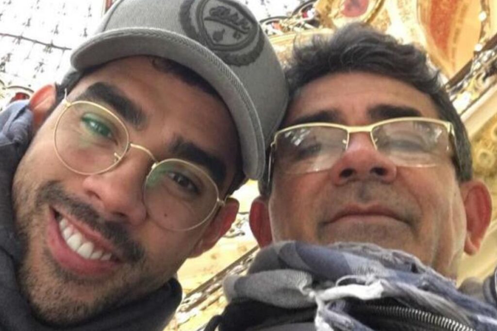 Gabriel Diniz e o avô