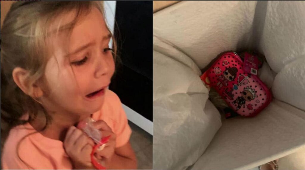 O novo estojo que a filha de Haley recebeu