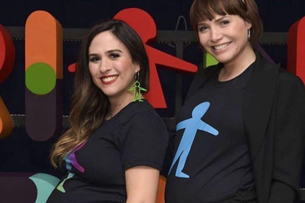 Tatá já está na reta final da gravidez