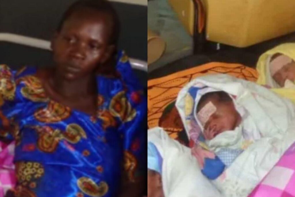 Sofiat não sabia que estava esperando por cinco bebês