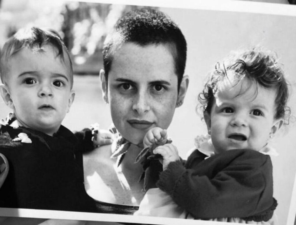 Fernanda Young e a filha Estela