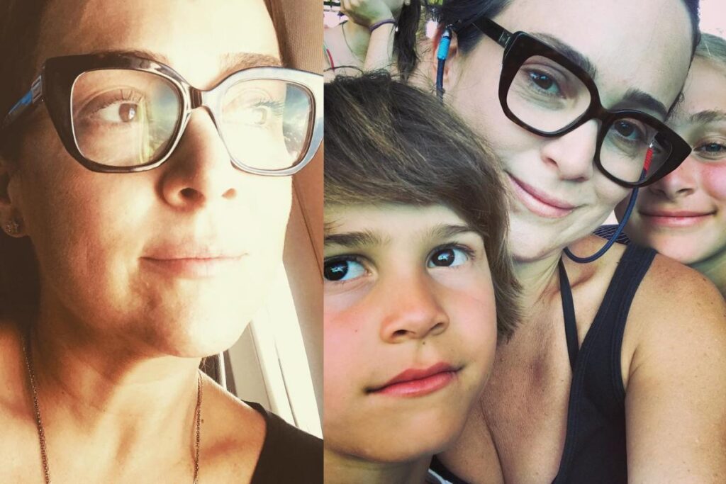 Gabriela e os filhos