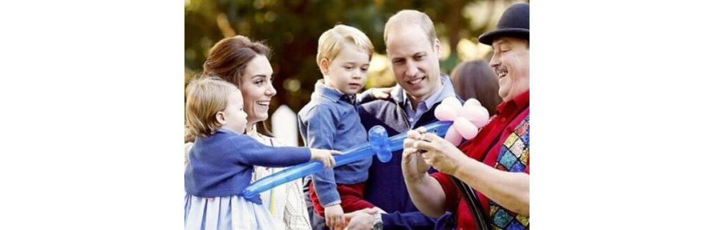 A família real não economizou na organização