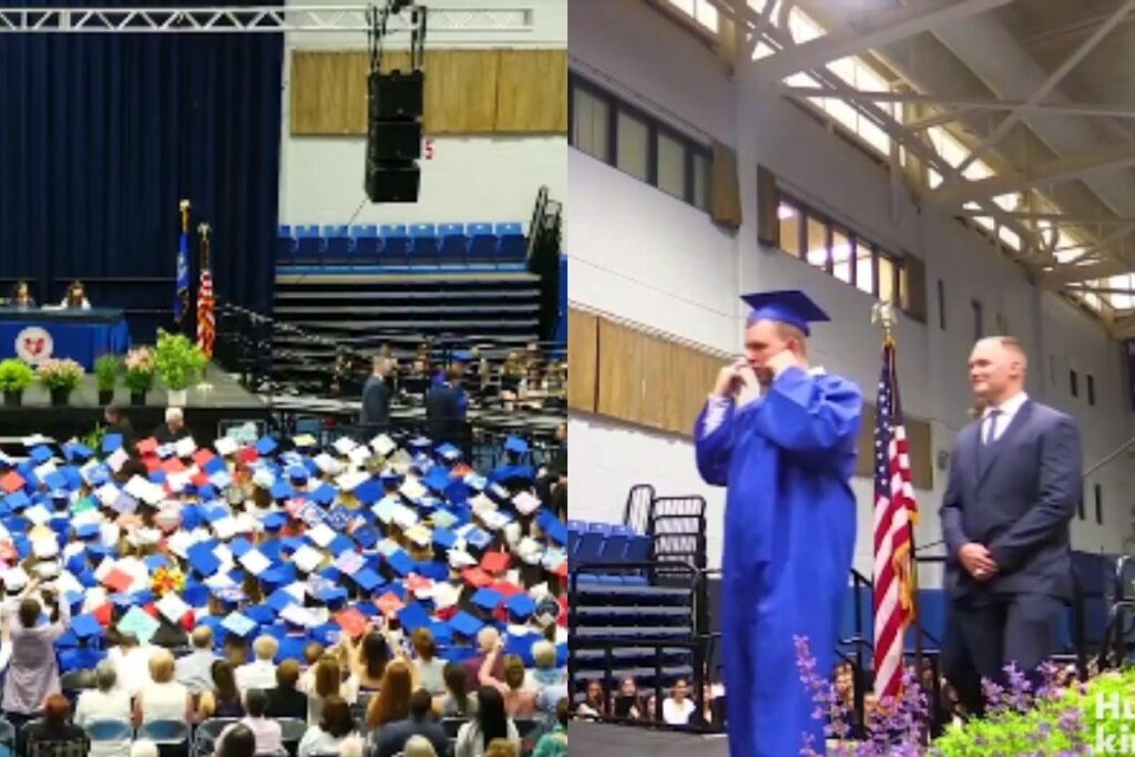 A formatura foi um evento emocionante