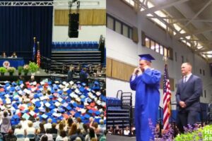 A formatura foi um evento emocionante