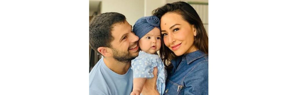 A apresentadora agradeceu em nome da filha