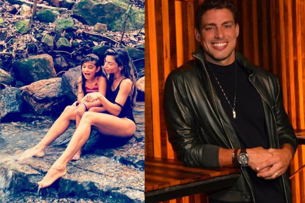 Cauã Reymond e filha