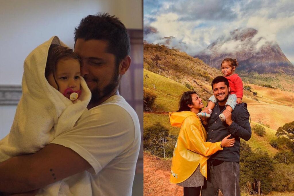 Eles estão cada vez mais unidos depois do nascimento da filha