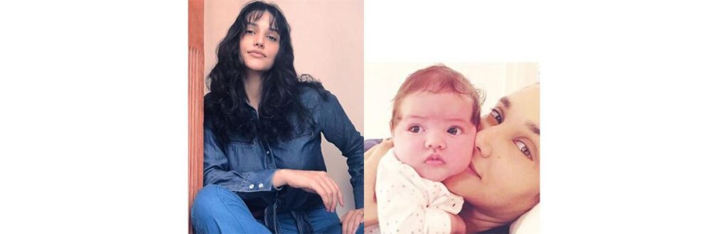 Debora Nascimento aparece amamentando a filha