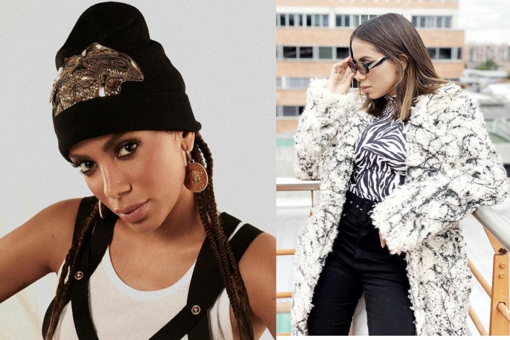 A cantora também testou o filtro, mas não achou parecida com quando era criança