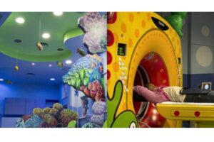 Instituto decora ala de quimioterapia para crianças