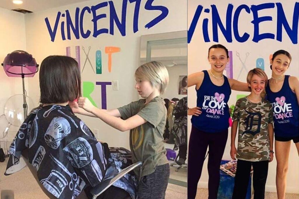 Pais dão salão de beleza para filho