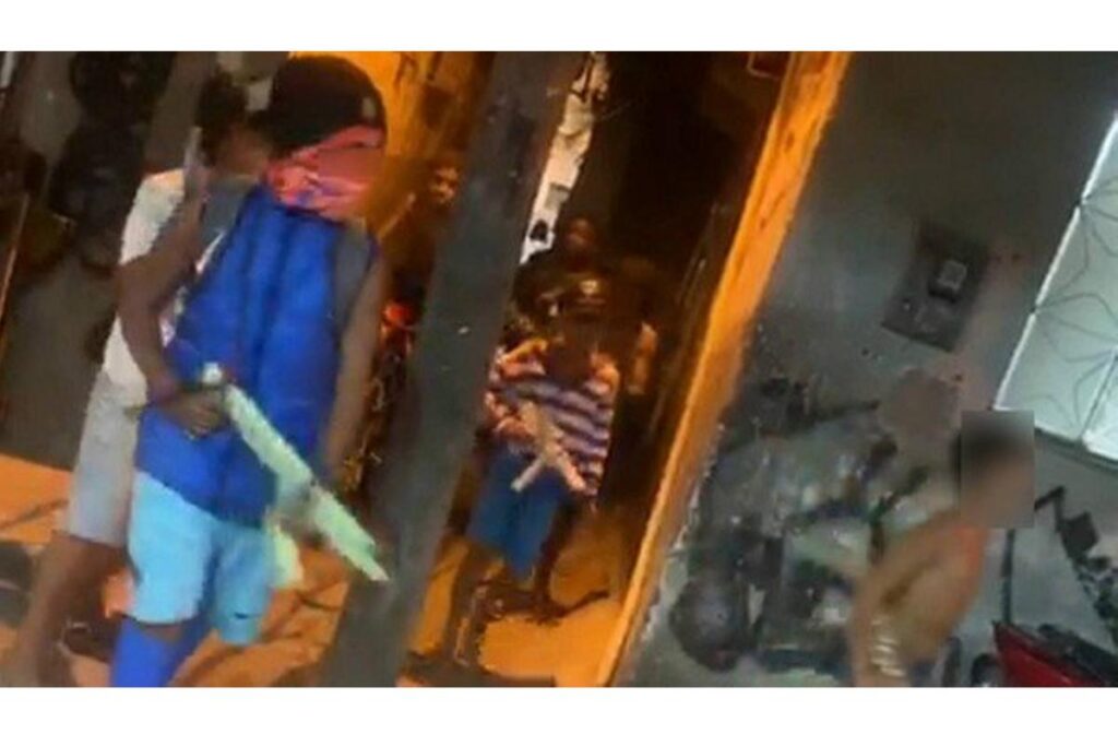 As armas não eram de verdade