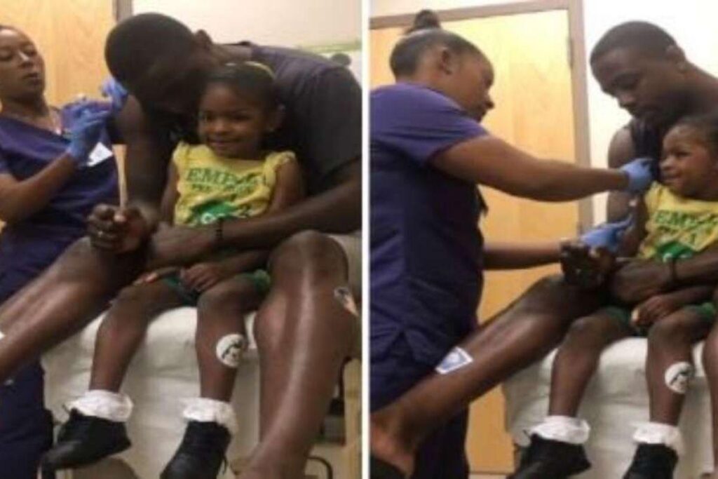 Crianças tendem a ter medo de agulha