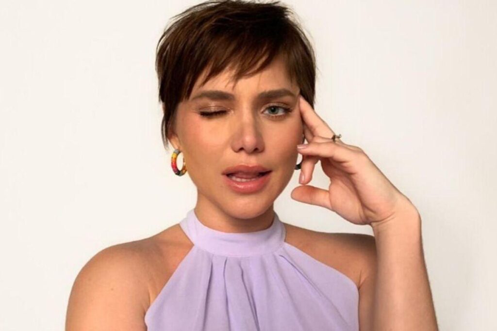 A atriz está na reta final da gravidez