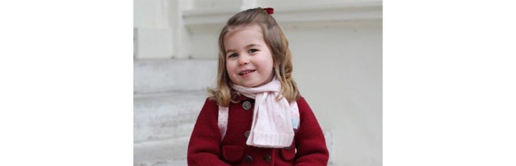 Charlotte com a Família Real