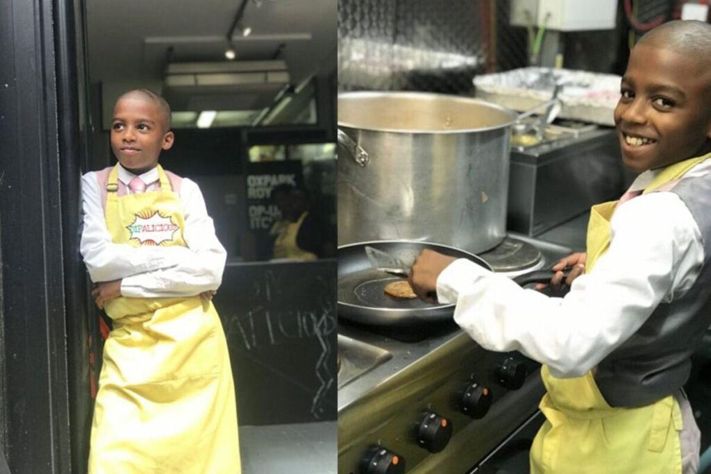 Menino abre restaurante vegano