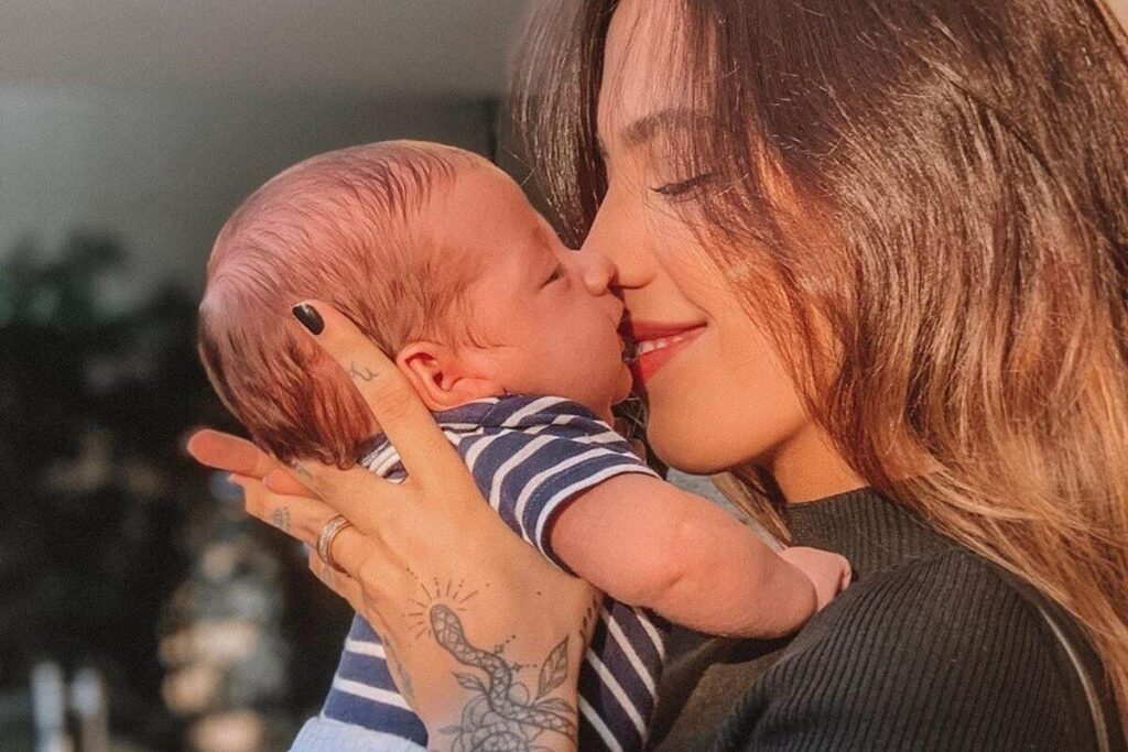 A família em clique fofo