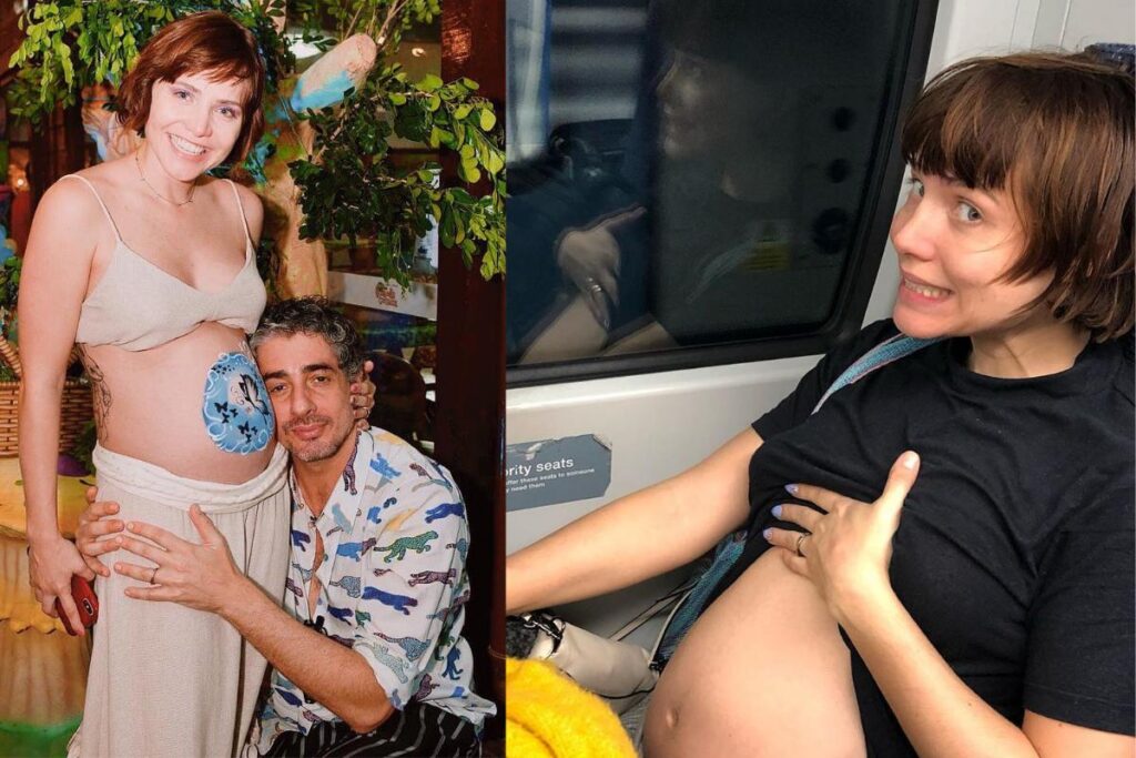 Leticia está esperando o primeiro filho