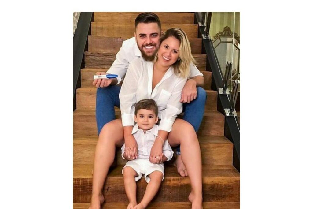 Zé Neto levou o filho para o palco