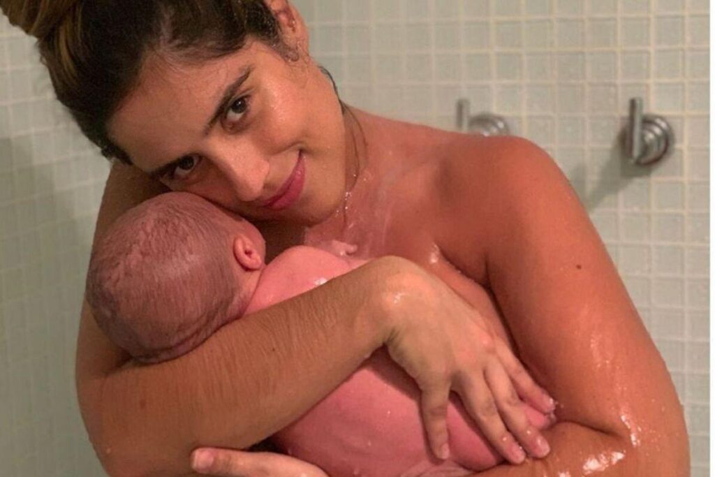 Joaquim é o primeiro filho de Camila