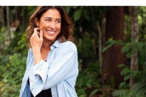 Giselle é mãe de primeira viagem