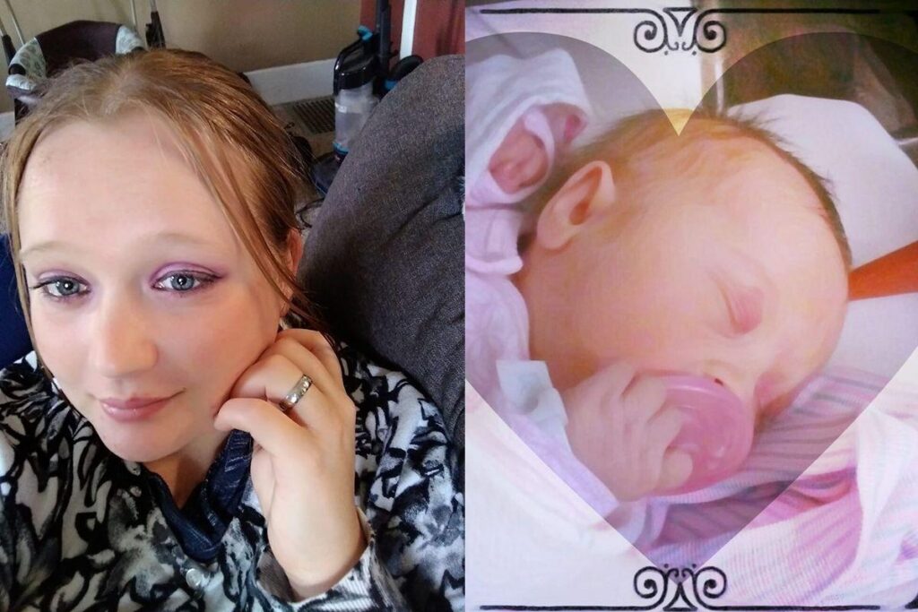 Abby tinha quatro meses na época