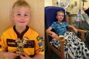 Henry estava jogando rugby e chegou doente em casa