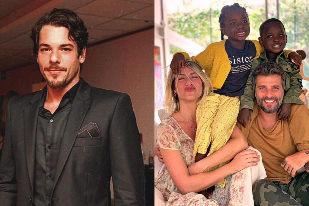 O tio com os sobrinhos