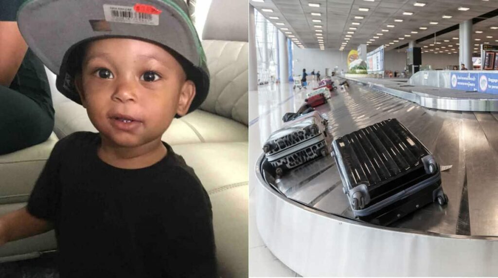 Menino caiu perto da esteira de bagagem e acaba morrendo