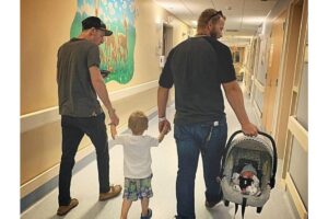 Cody, Cade, Madison e o bebê