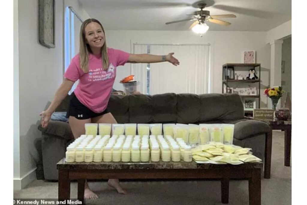 A mulher com o leite